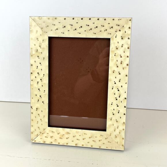 Natalini Attico Bianco Wood Photo Frame with Gold Flecks - Picture 1 of 7